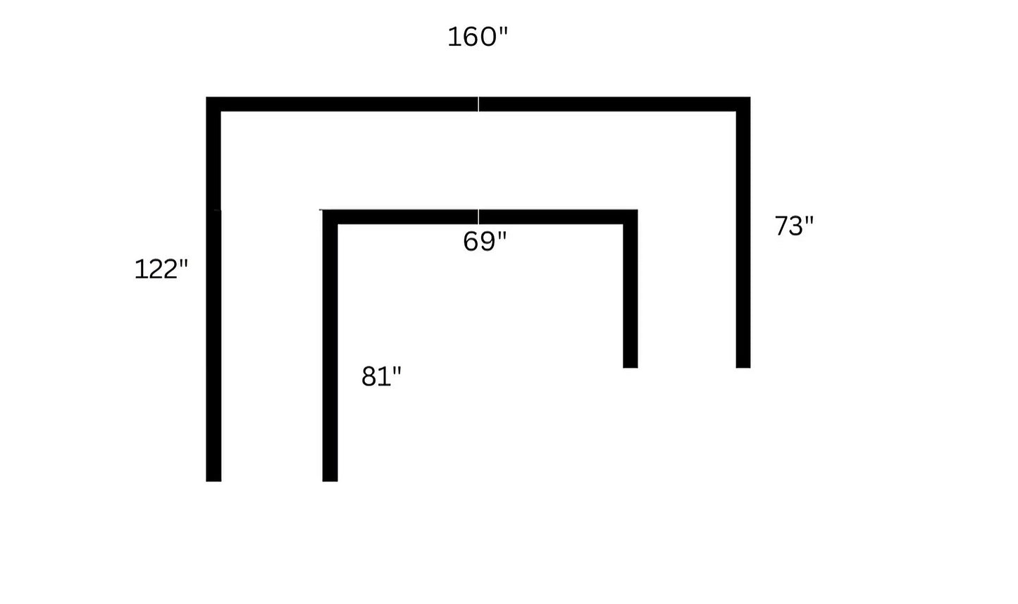 Texan 4pcs Sectional