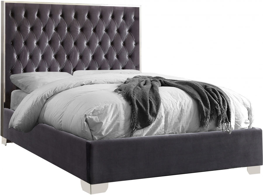 Rose Velvet Bed