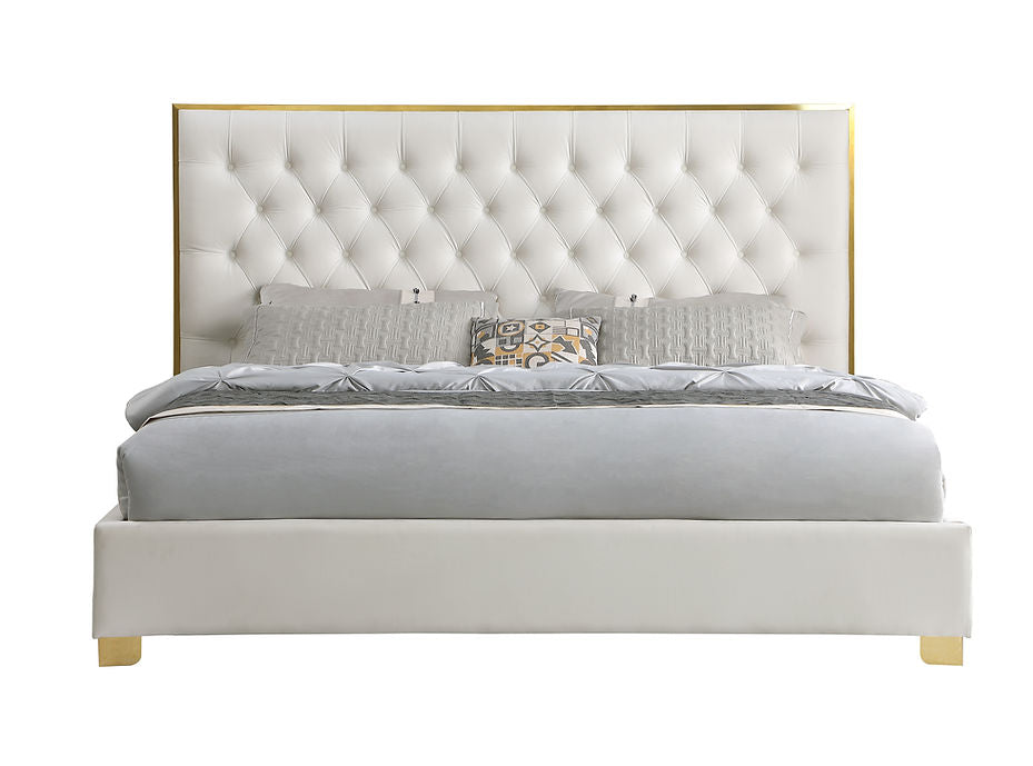 Rose Velvet Bed