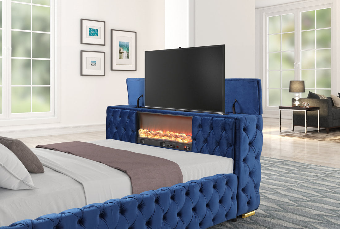 Future Platform Bed TV Stand