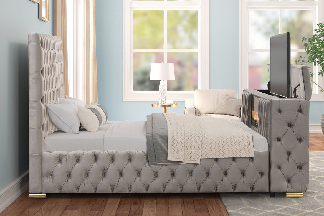 Future Platform Bed TV Stand