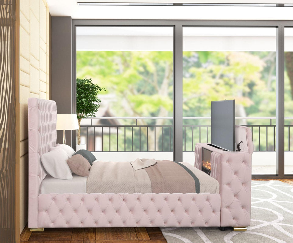 Future Platform Bed TV Stand