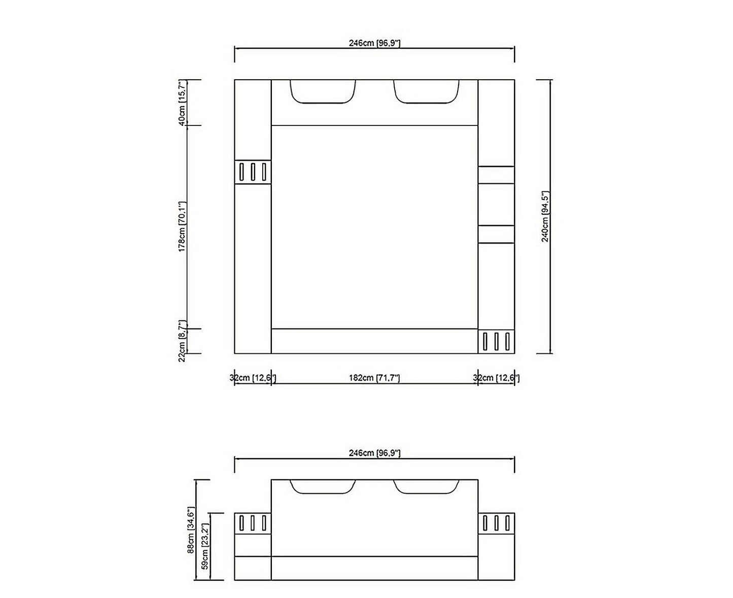 Matrix bed