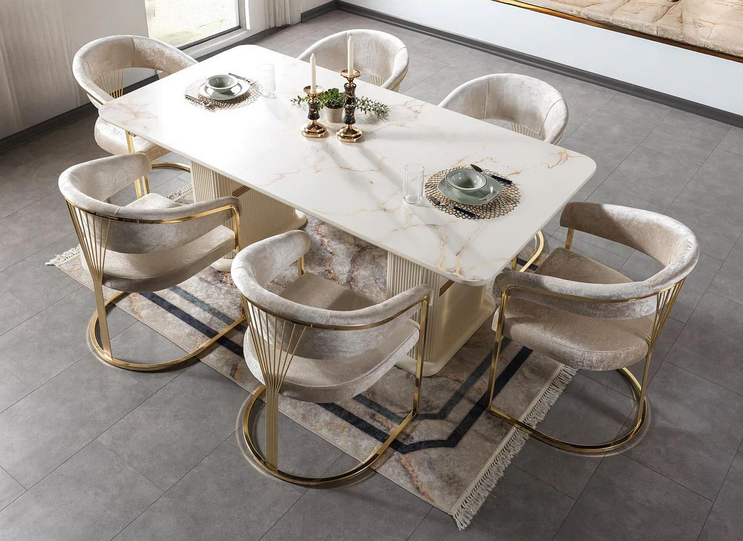 Santana 7-Pieces Dining Set