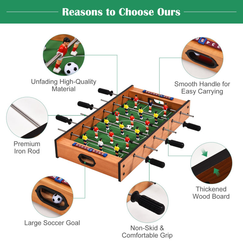 2-In-1 Indoor/Outdoor Air Hockey Foosball Game Table