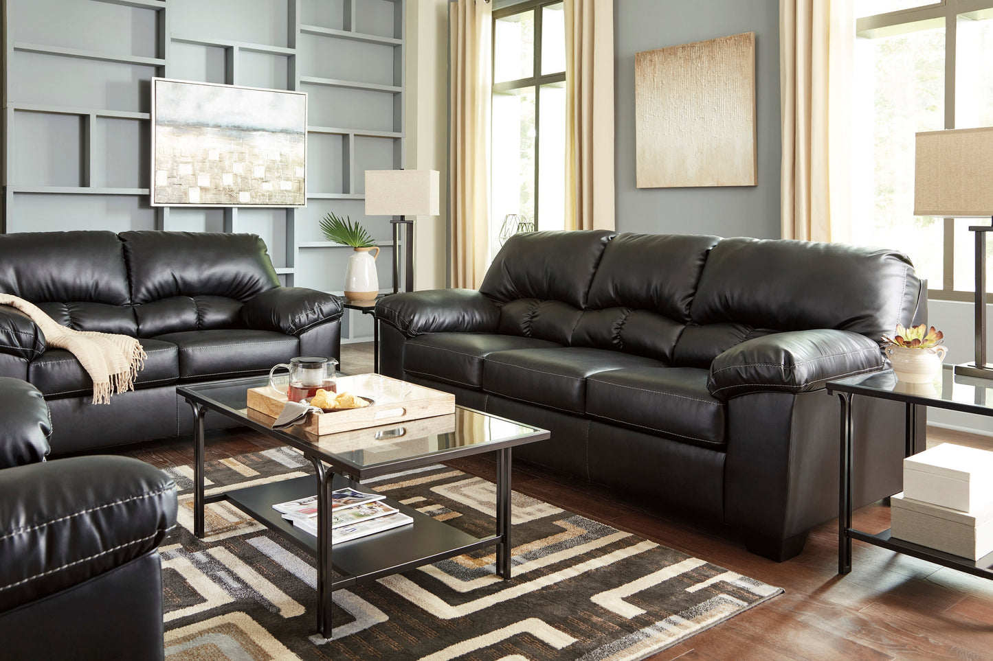 Brazoria Black Living Room Set | 24702