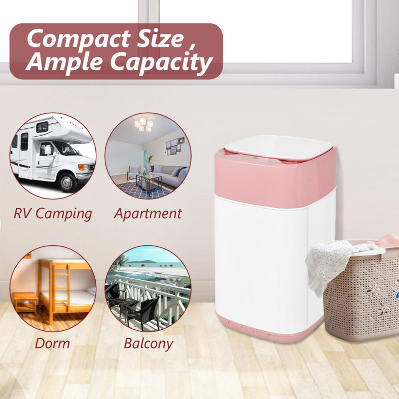 8Lbs Portable Fully Automatic Washing Machine with Drain Pump