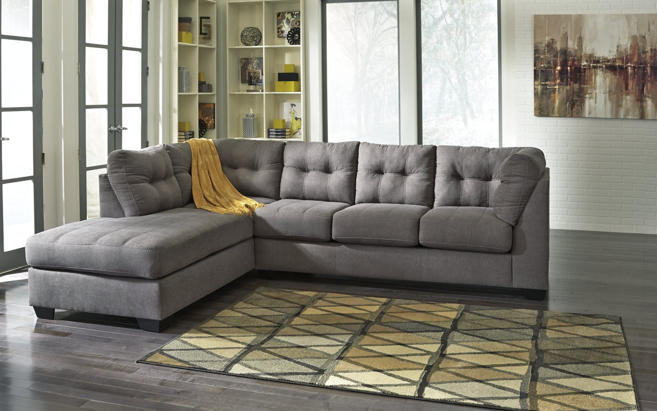 Maier Charcoal 2-Piece Sectional with Chaise | 45220S1