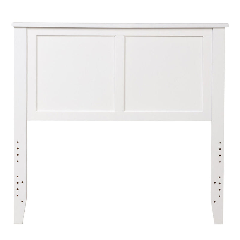 Twin Size Wood Headboard with Pre-Drilled Holes and Height Adjustment