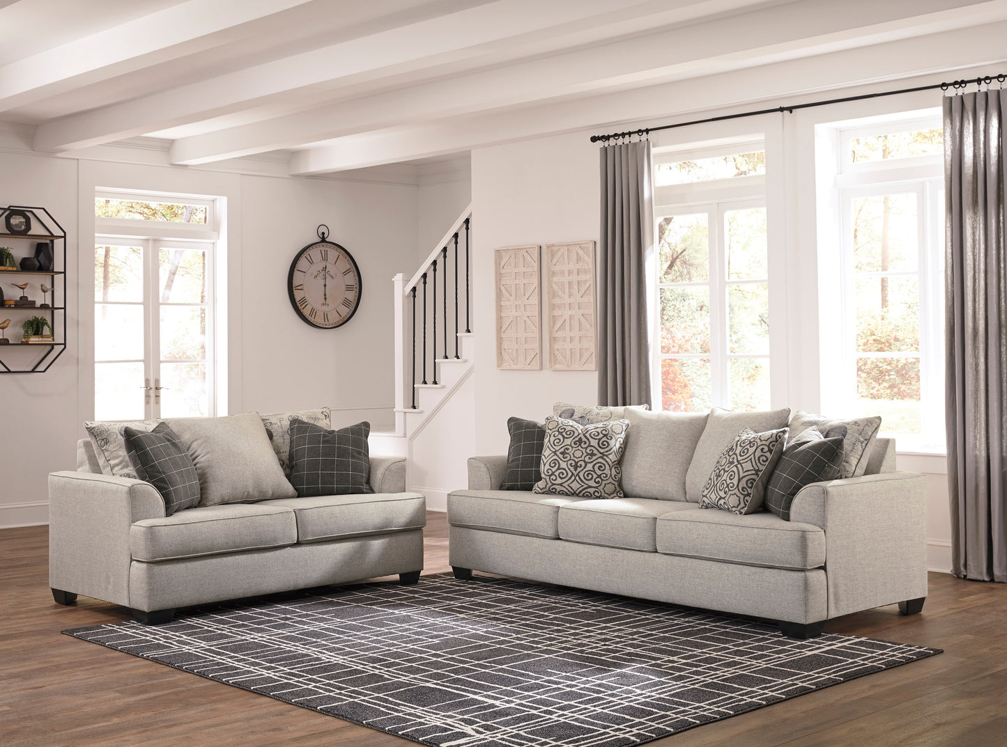 Velletri Pewter Living Room Set | 79604