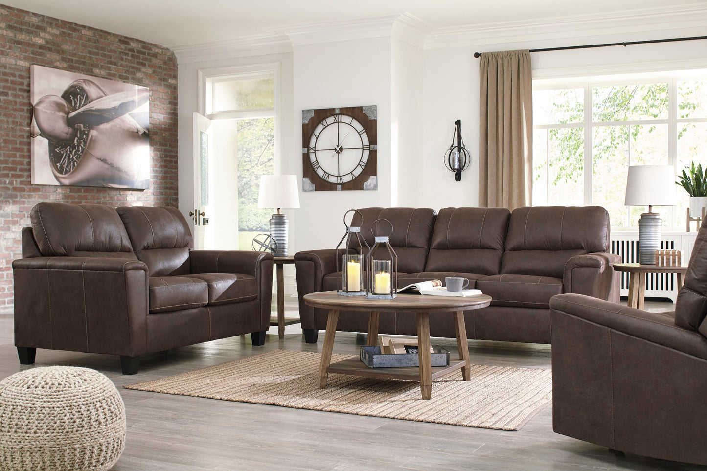 Navi Chestnut Living Room Set | 94003