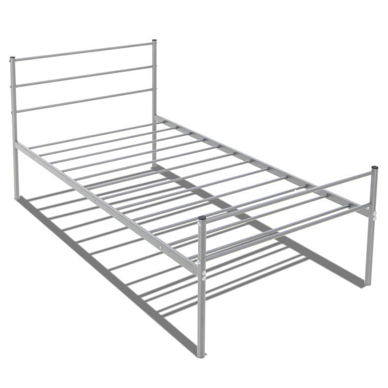 Twin Size Metal Bed Frame Platform with Headboard