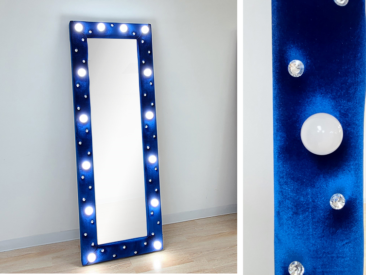 Stacy Blue Mirror