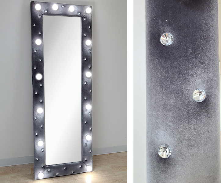 Stacy Charcoal Mirror