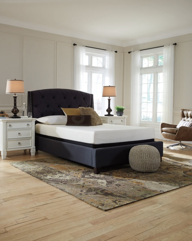 Chime 8 Inch Memory Foam White Queen Mattress in a Box | M72631