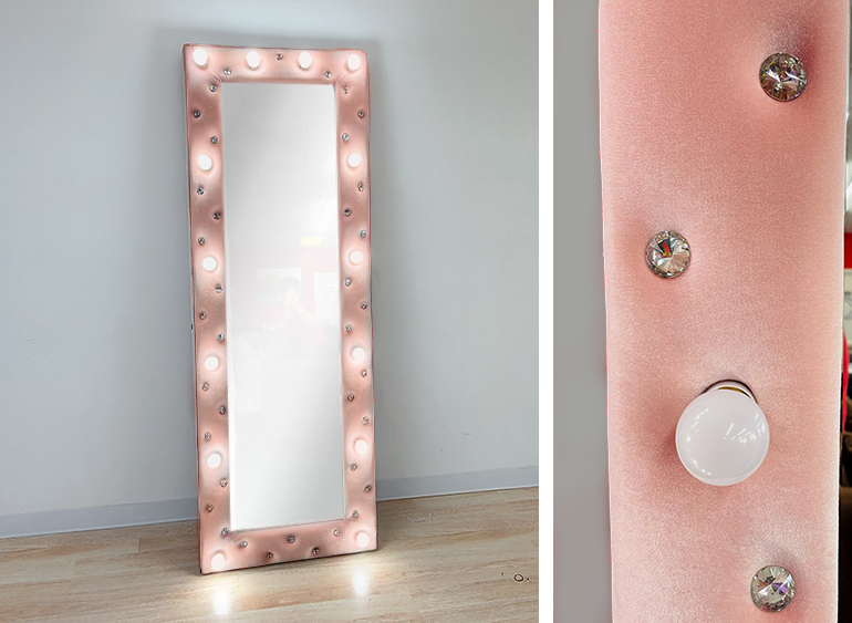 Stacy Pink Mirror