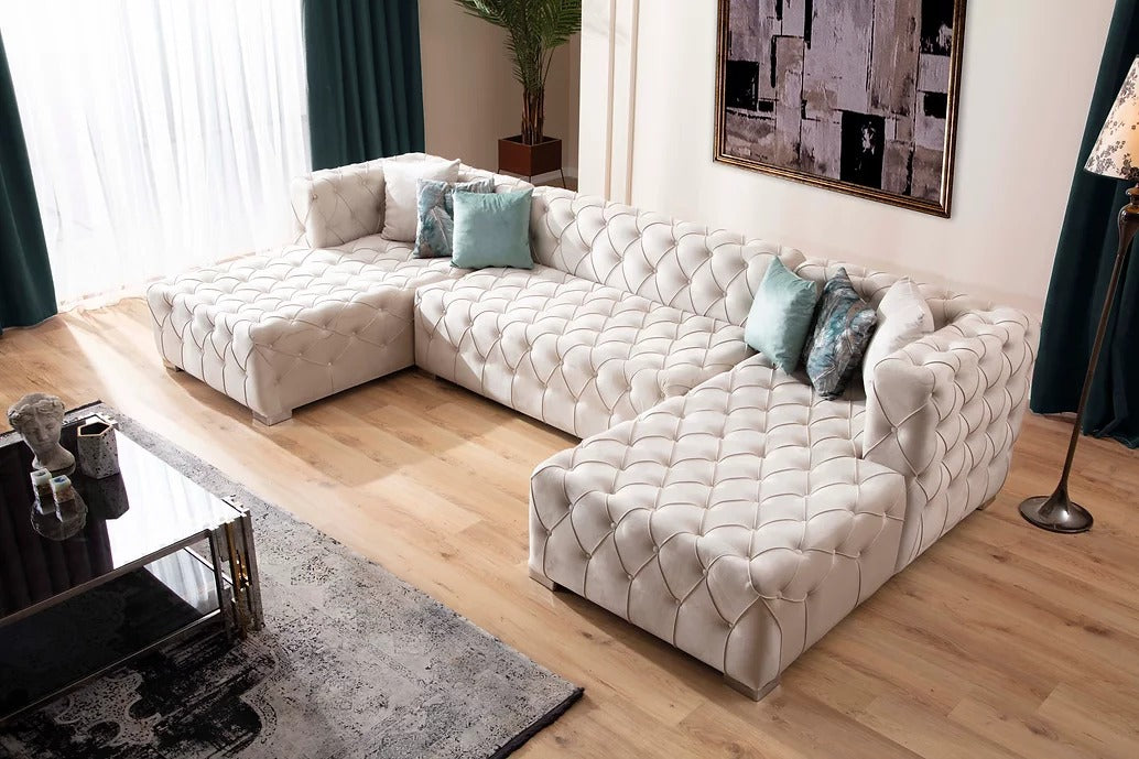 Tesla Cream Sectional