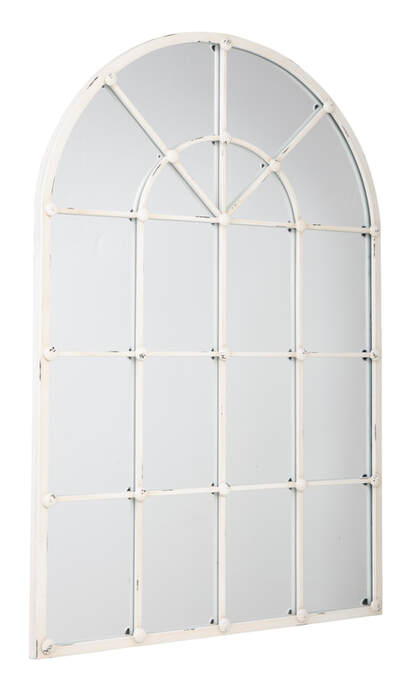 Aleyda White Accent mirror