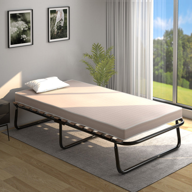 Made in Italy Twin Size Folding Guest Bed with Memory Foam Mattress