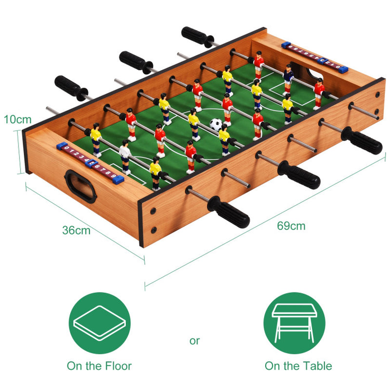 2-In-1 Indoor/Outdoor Air Hockey Foosball Game Table