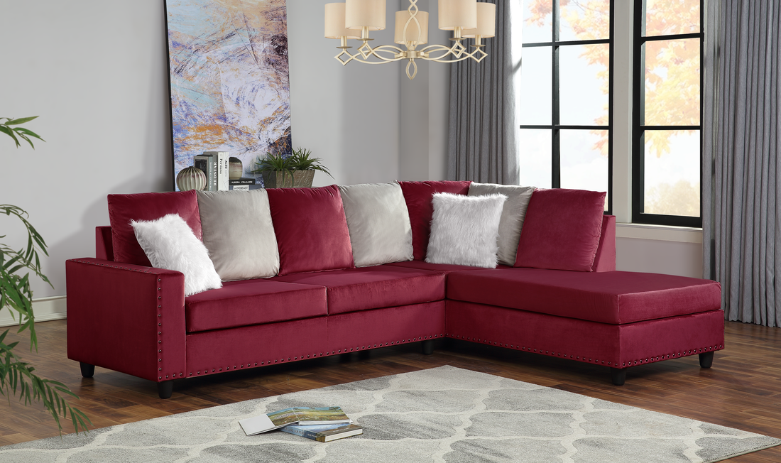 Red accent pillows for sofa hot sale