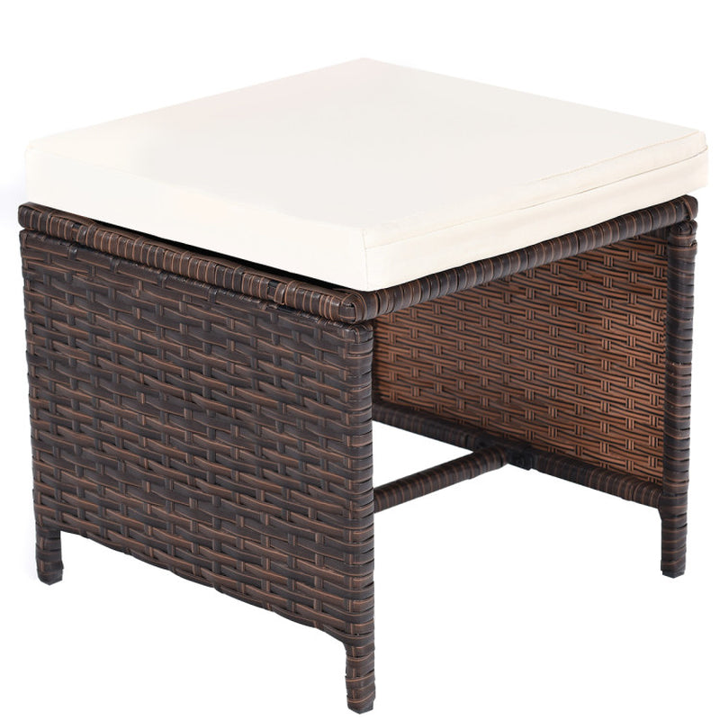 11 Pieces Outdoor Patio Dining Set