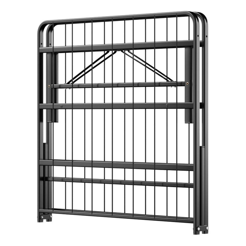Twin/Full/Queen Size Foldable Metal Platform Bed with Tool-Free Assembly