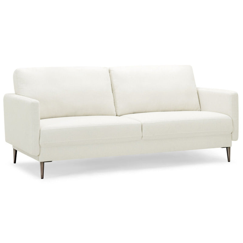 Modern Loveseat with Comfy Backrest Cushions
