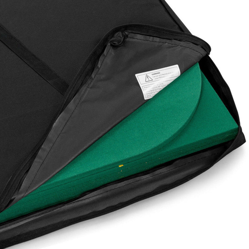 80 Inch X 36 Inch Folding 8 Player Deluxe Texas Poker Table Top with Bag