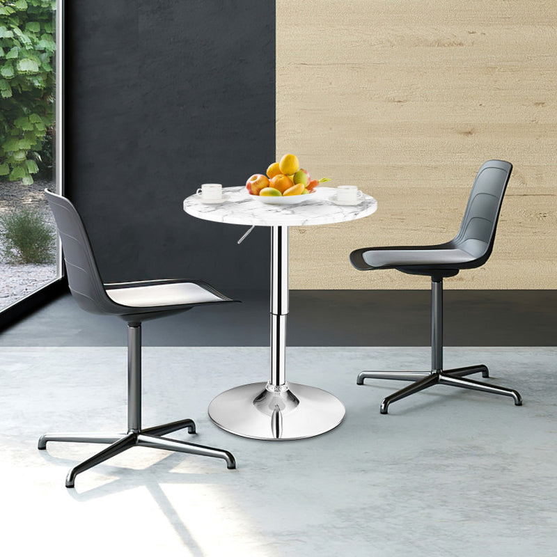 360° Swivel round Pub Table with Height Adjustable