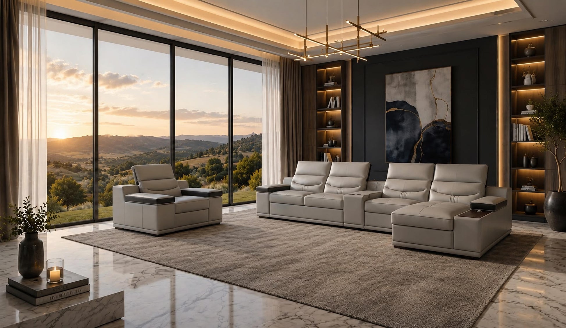 Arlet Grey Sectional