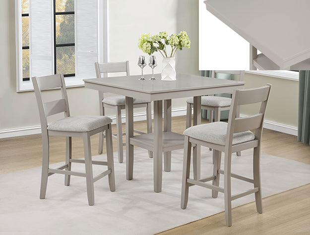 LESTER 5-Piece Counter Height Dining Set