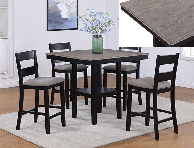 LESTER 5-Piece Counter Height Dining Set