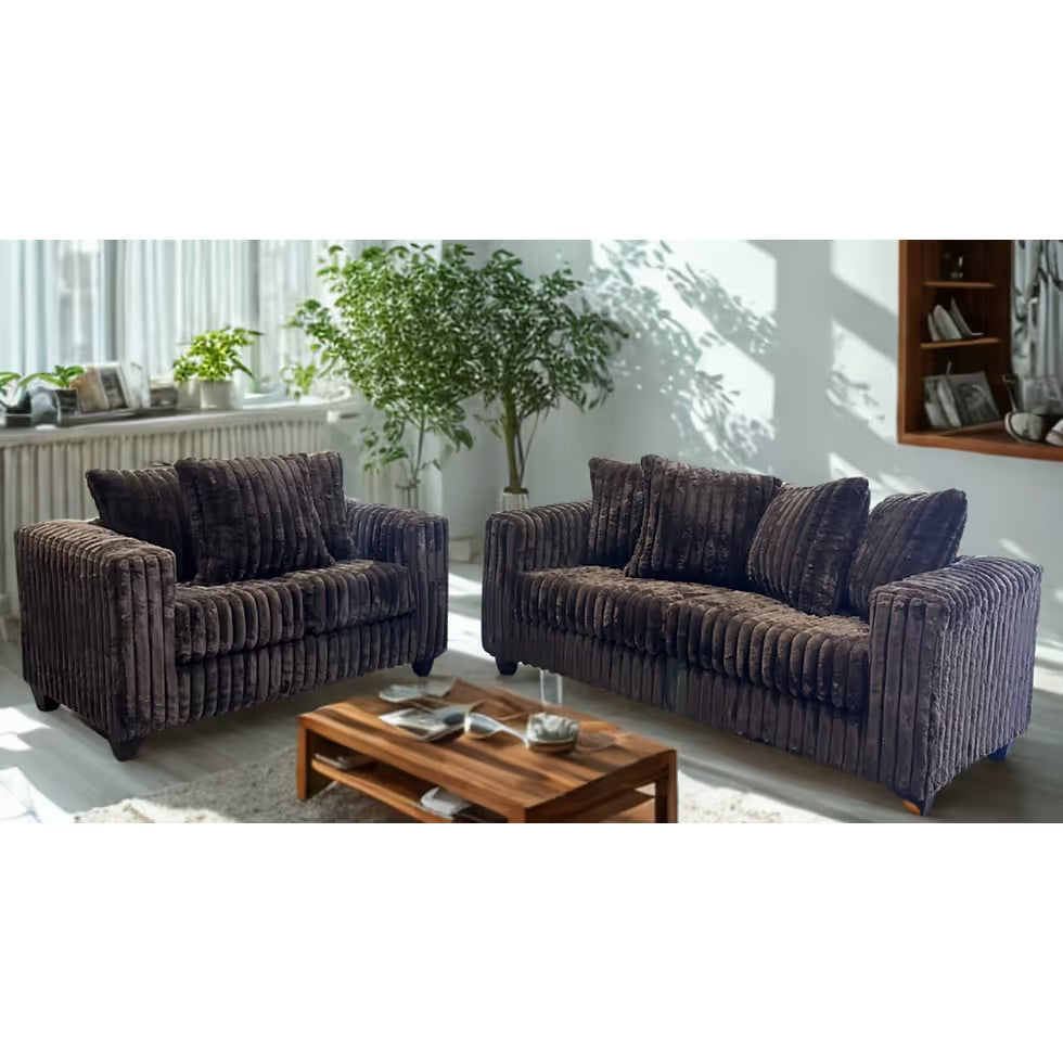 Gia Chocolate Living Room Set