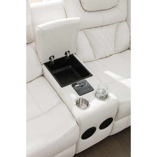 Party Time White Reclining Set