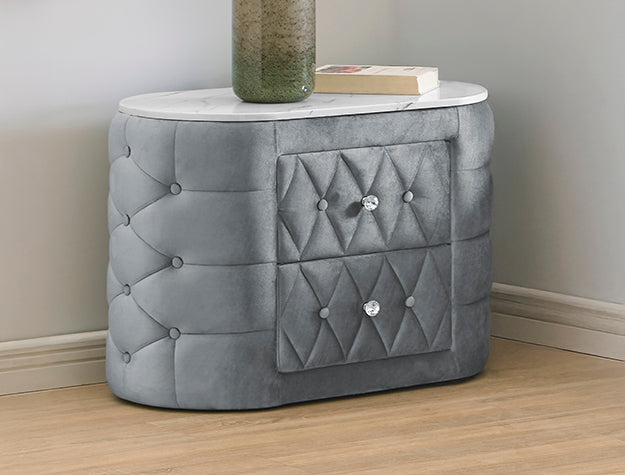 Tufted nightstand