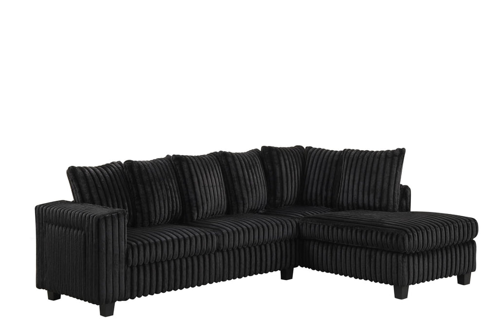 Reversible Sectional black