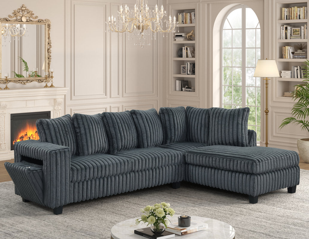 Reversible sectional charcoal