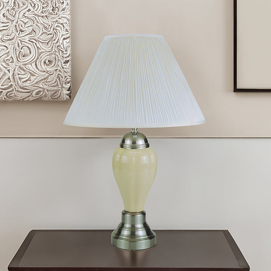 PORCELAIN LAMP IVORY