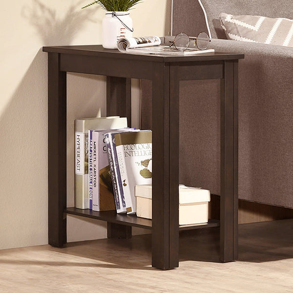 CHAR PIERCE CHAIRSIDE TABLE CHARCOAL – Grandiscountfurniture