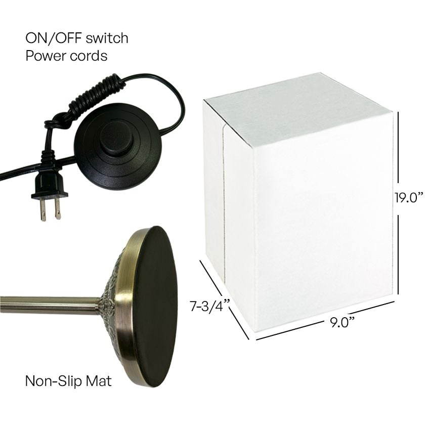 Navy Blue Handcrafted Egg Shaped Turkish Lamps with 3 Globes