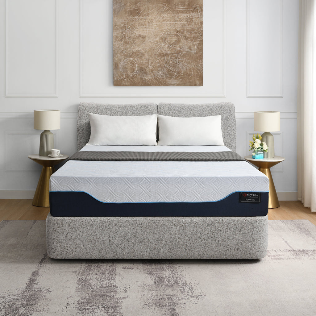 Aqua 12" Gel Memory Foam