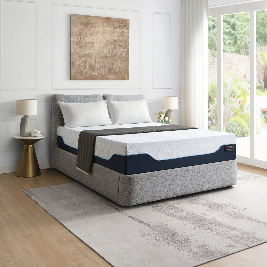 Aqua 12" Gel Memory Foam