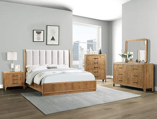 WESTCOTT BEDROOM CERUSED NATU