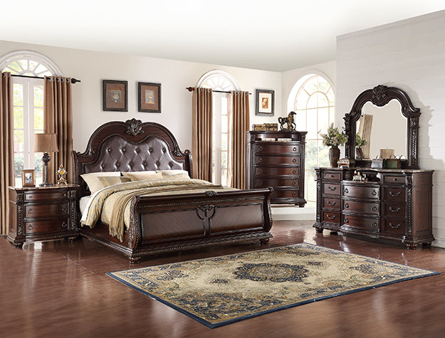 STANLEY DARK BROWN BEDROOM