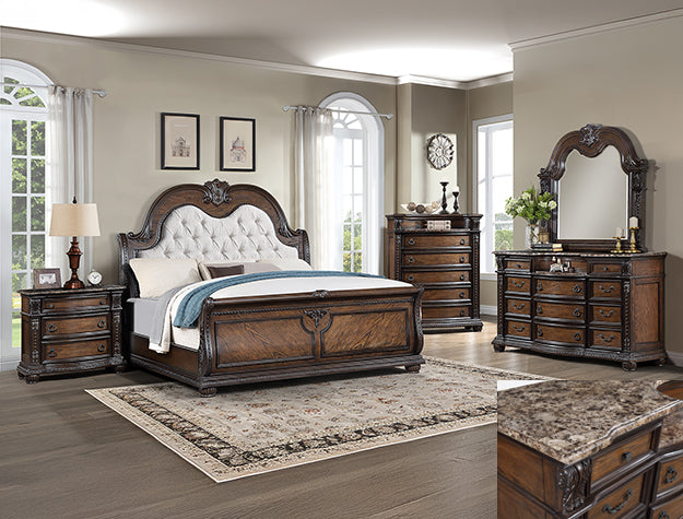STANLEY BEDROOM COFFEE BROWN