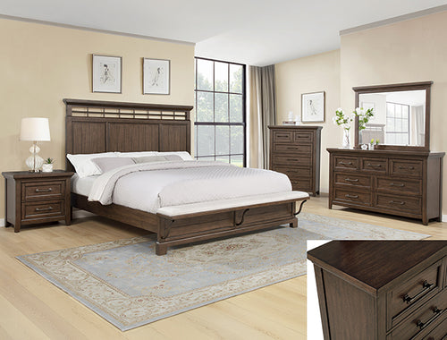 BECKETT BROWN BEDROOM