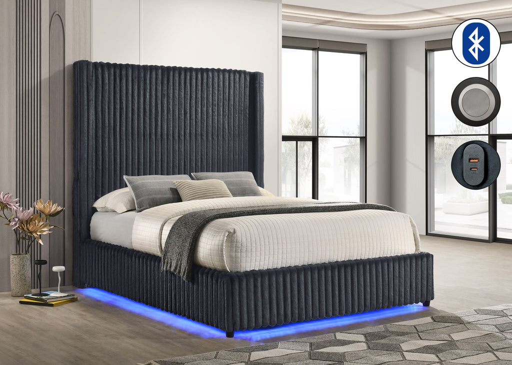 Melinda Grey Bedroom Set