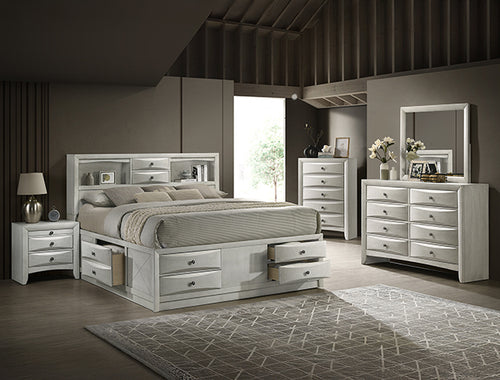 EMILY STORAGE WHITE BEDROOM