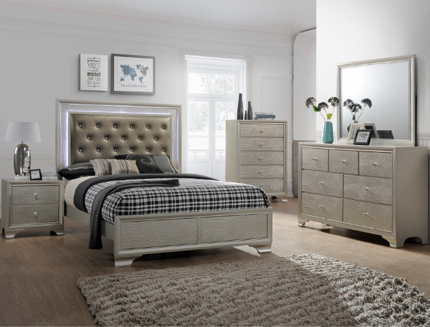 LYSSA CHAMPAGNE BEDROOM